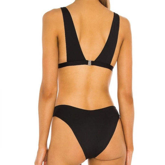 Monica Hansen Bikini Top in Black - Picture 3 of 6